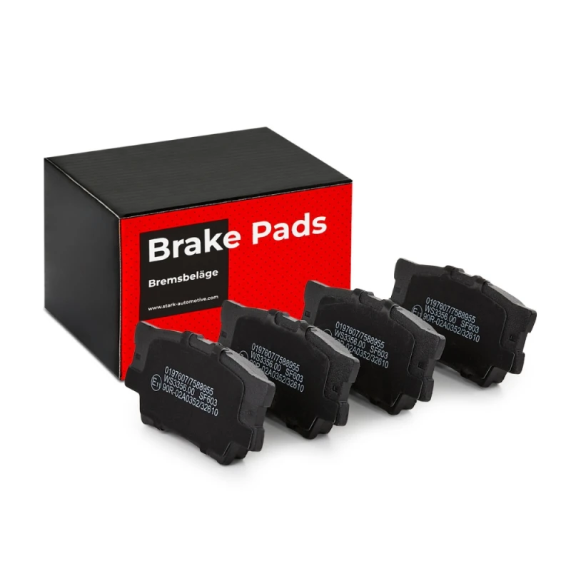 Image of STARK SKBP-0010270 Brake pad set Rear Axle, not prepared for wear warning indicator Brake Pad Set,disc brake (402)