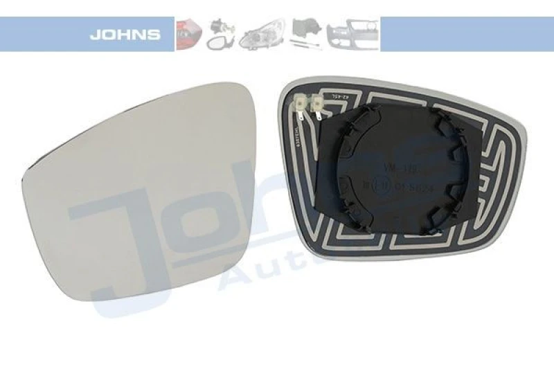 Image of Wing mirror glass JOHNS 71 03 37-81