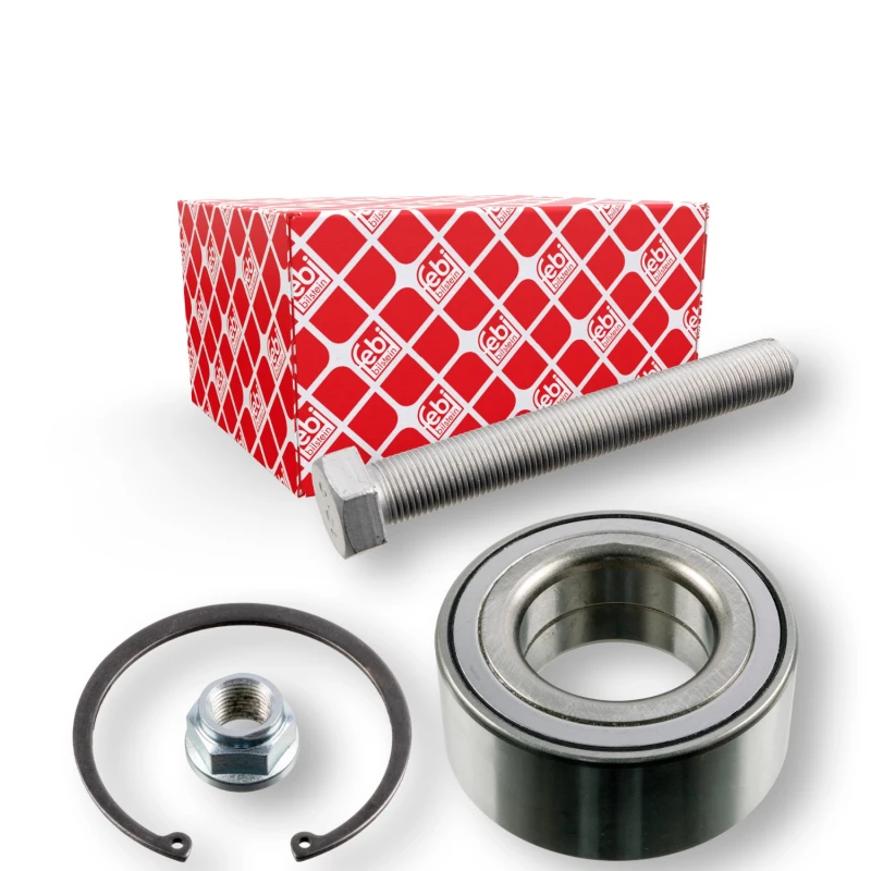 Image of FEBI BILSTEIN 19922 Wheel bearing kit with fastening/mounting material, Rear Axle Right Wheel Bearing Kit (654)