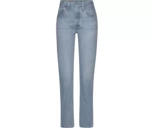 Image of Levis 501® High Rise Straight Leg Jean - Dark Blue Size 30, Inside Leg 30, Women