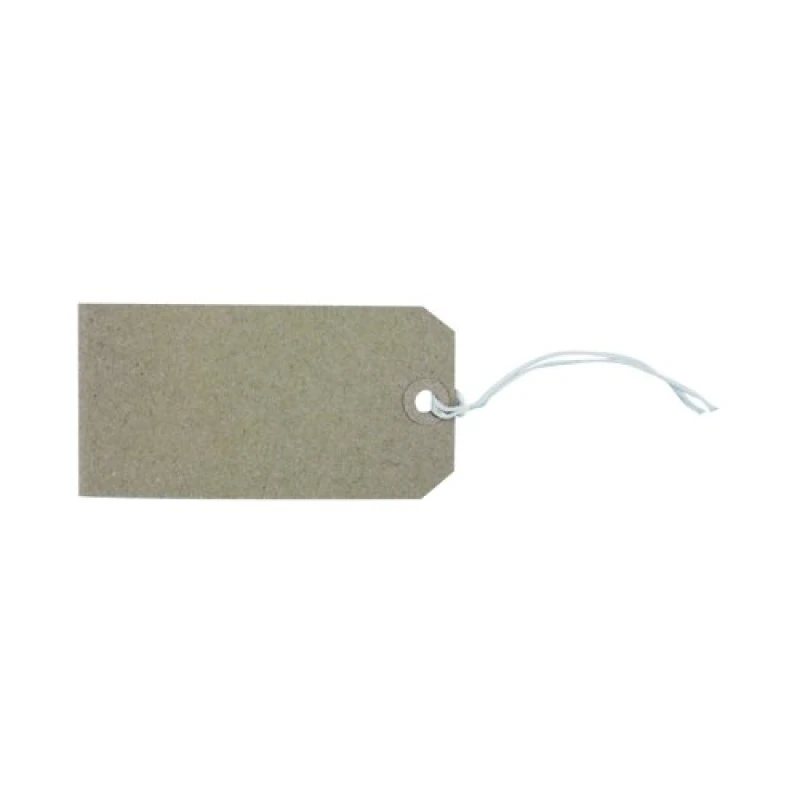 Image of Value Strung Tag 120 x 60mm Buff (1000 Pack) KF01600