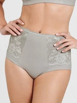 Image of Miss Mary of Sweden Miss Mary Of Sweden Lovely Lace Panty, Grey, Size 12, Women