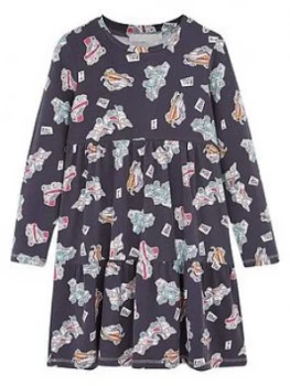 Image of Mintie By Mint Velvet Girls Skye Roller Skate Dress - Grey