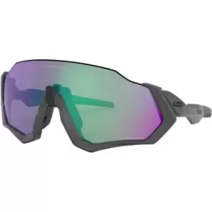 Oakley Flight Jacket Matte Steel - Prizm Road Jade - Grey