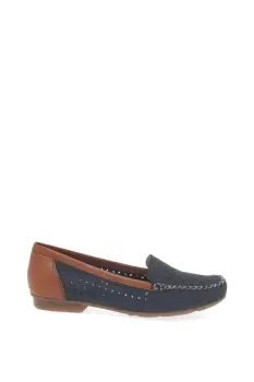 Image of 'Peggy' Punched Detail Moccasins