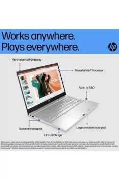 Image of HP Pavilion White 14-dv2514sa 14" Laptop - Intel Core i3 256 ...