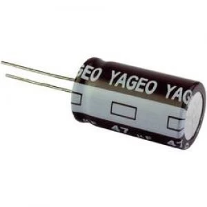 image of Electrolytic capacitor Radial lead 3.5mm 1 uF 45