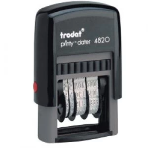 Trodat Ecoprinty 4820 Date Stamp Black 4 mm