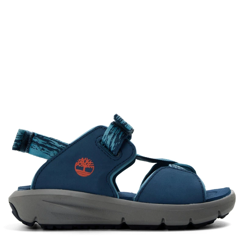 Image of Timberland Unisex Kids Backstrap Dune Flat Sandals MedBlue Webbing unisex C10 (28)