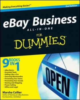 Image of Ebay Business All-in-One for Dummies by Marsha Collier Paperback