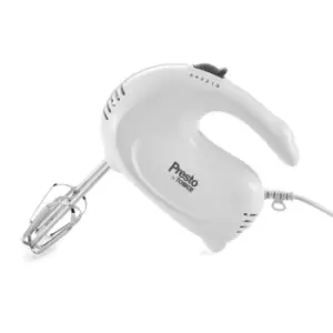 image of Tower PT120044WHT Presto 150W Hand Mixer - White