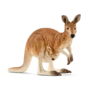 Image of SCHLEICH Wild Life Kangaroo Toy Figure, 3 to 8 Years (14756)