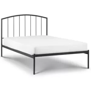 image of Julian Bowen Onyx Metal King Bed - Dark Grey