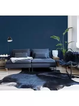 Image of Arthouse Samba Plain Navy Wallpaper