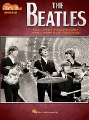 Image of beatles strum and sing ukulele