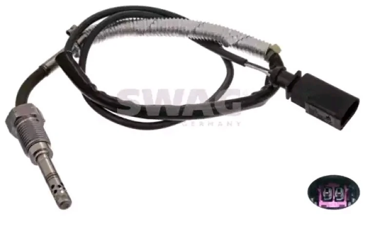 Image of SWAG 30 94 9280 Sensors behind exhaust turbocharger Sensor,exhaust gas temperature (3938)