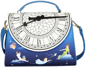 Image of Peter Pan Loungefly - Glow Clock Shoulder Bag multicolor