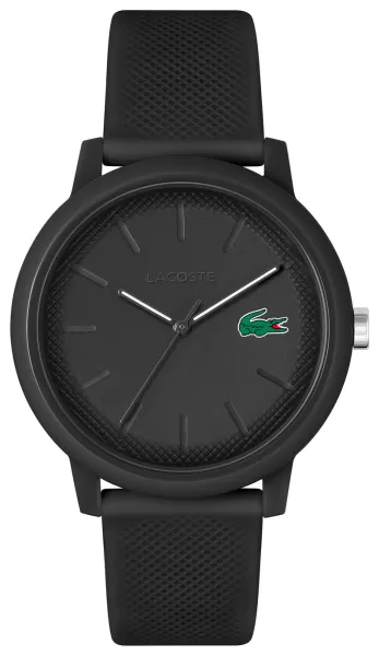 image of Lacoste Mens 12:12 Black Dial Strap Watch