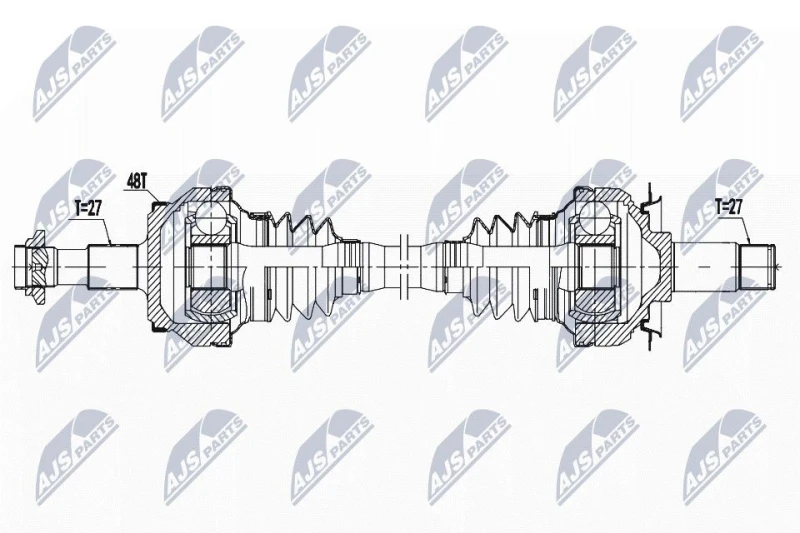 Image of NTY Drive shaft NTY NPW-ME-136