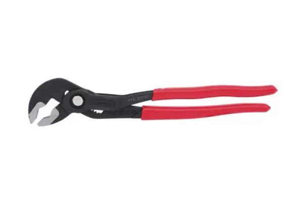 image of KS TOOLS 115.2010 Pipe Wrench / Water Pump Pliers 45 240, 25 Chrome Vanadium Steel