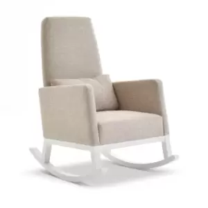 image of OBaby High Back Rocking Chair Oatmeal