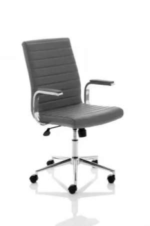Image of Ezra Executive Leather Chair Grey EX000245