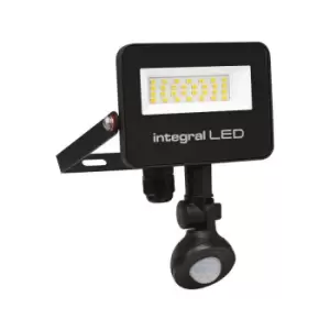 Integral Super Slim 2 Floodlight IP67 2000LM 20W 4000K PIR 120° Non Dimmable 100LM/W Black