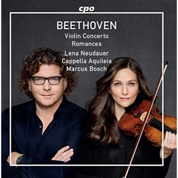 image of Lena Neudauer - Beethoven: Violin Concerto/Romances CD