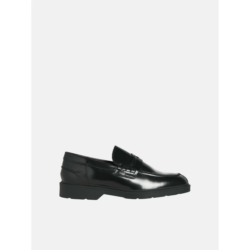 Image of Jack and Jones Dax Leather Loafers Mens Black male 8 (42)