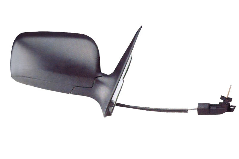Image of PRASCO SK3207113 Wing mirror Right, black, Manual, Convex Outside Mirror (50)