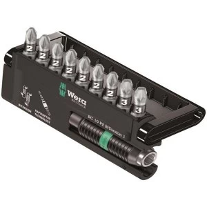Image of Wera Bit-Check 10 PZ BiTorsion 1 Set, 10 Piece