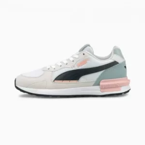 Image of PUMA Graviton Youth Trainers, White/Black/N Cloud Size 3 Shoes