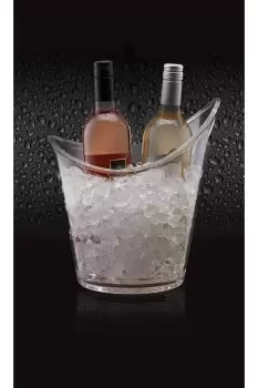 image of Clear Acrylic Drinks Pail / Wine Cooler