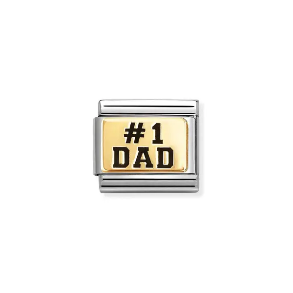 Image of Nomination 030166/39 Composable Bonded Yellow Gold Stainless Jewellery