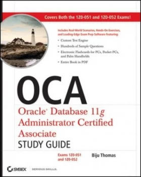 Image of OCA Oracle Database 11g Administrator certified associate study guide by Biju Thomas
