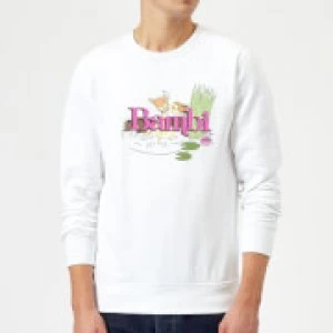 Image of Disney Bambi Kiss Sweatshirt - White