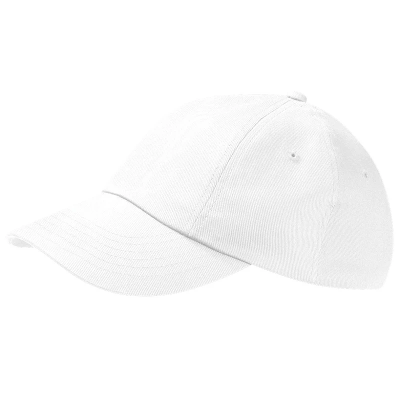 Image of Beechfield Beechfield Men Low Profile Heavy Cotton Drill Cap Headwear in White White One Size Male 5055747801750