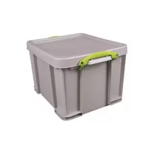 image of Really Useful 35L Stacking Box Recycled Grey 35RDGCB