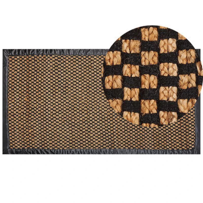 Image of Beliani Rug Gerce Beige 80 X 150 Cm Jute
