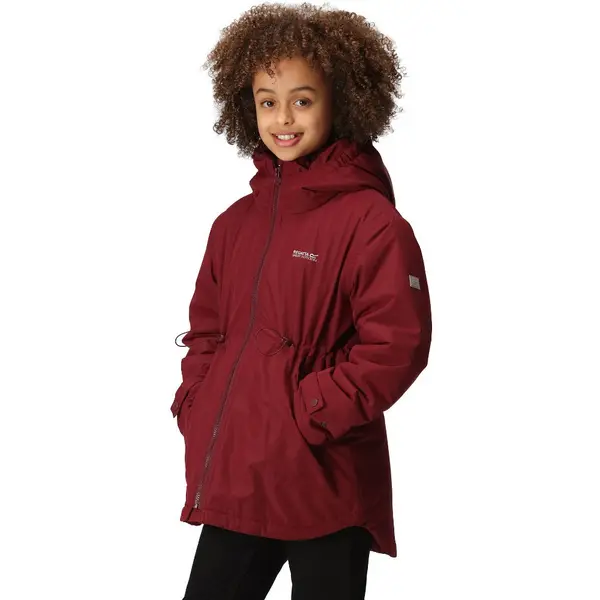 image of Regatta Girls Violane Waterproof Breathable Parka Jacket 11-12 Years - Chest 75-79cm (Height 146-152cm)