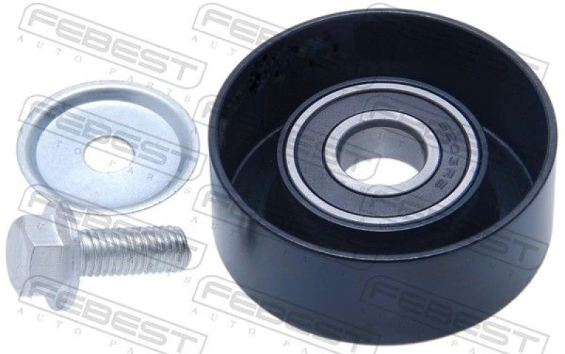 Image of FEBEST 1087-J200 Tensioner Pulley Tensioner Pulley,v-ribbed belt (310)
