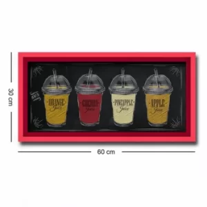 Image of 3060AHS-011 Multicolor Decorative Framed MDF Painting