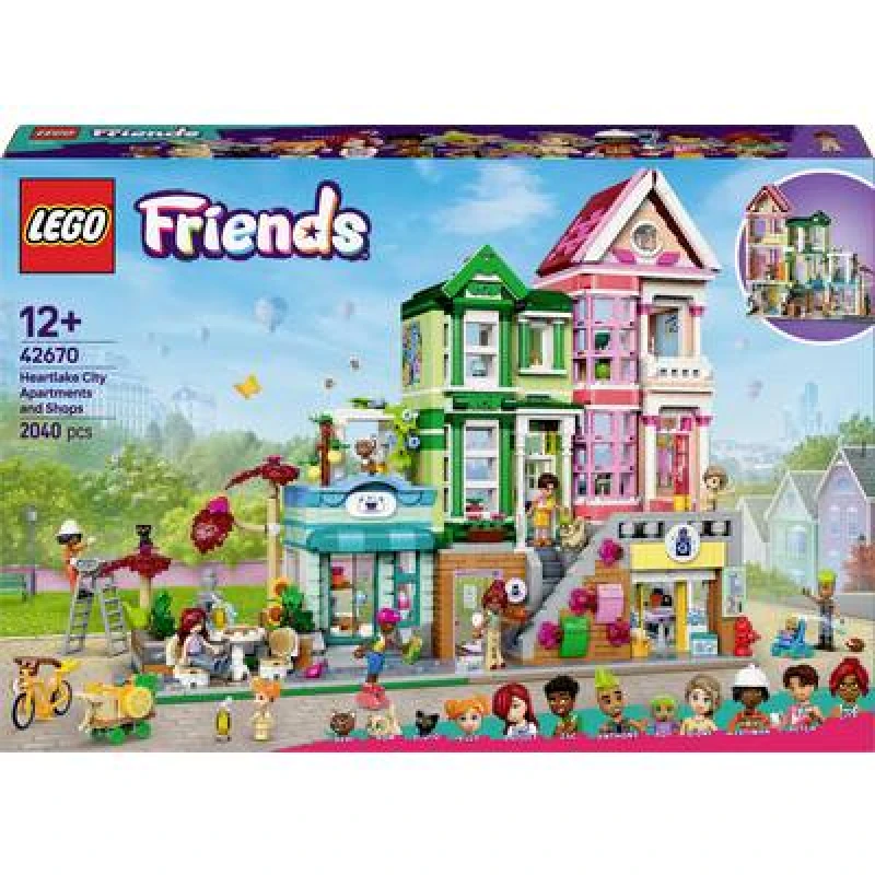 Image of LEGO LEGO Friends Heartlake City Apartments and Shops Set 42670