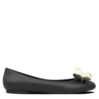 image of Melissa Doll Fly Ballet Pumps - Black