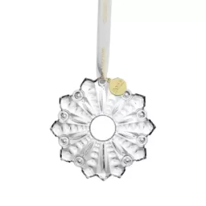 image of Waterford Christmas Ann Snowcrystal Ornament 22 - Clear