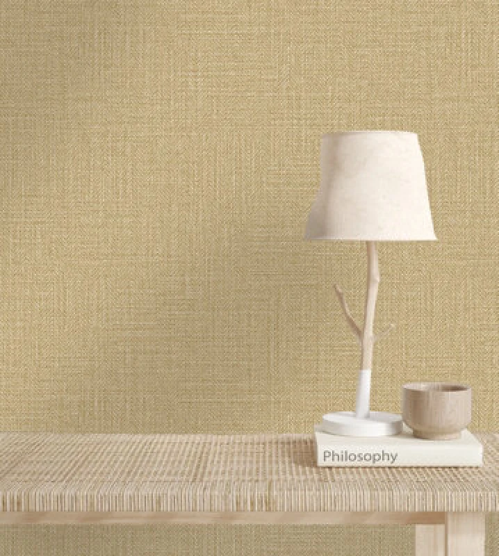 Image of Belgravia Decor Belgravia Decor Zambaiti Parati Marrakech Herringbone Ochre Wallpaper Cream