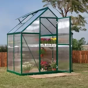 image of Palram - Canopia Mythos 6 x 4ft - Green Greenhouse