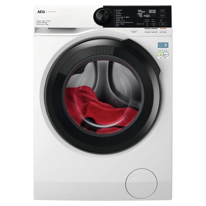 Image of AEG 9kg/5kg ProSteam Washer Dryer 7000 Series LWR72956M4B White LWR72956M4B