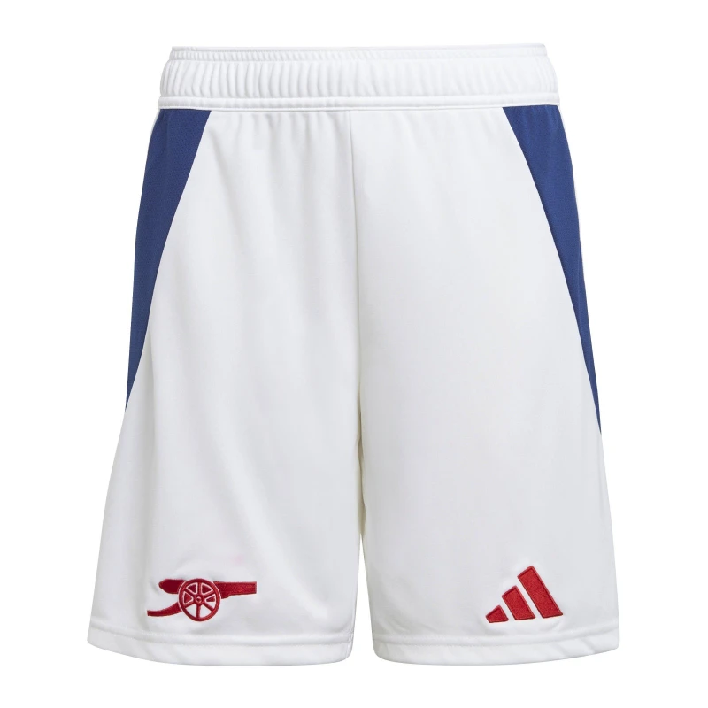 Image of adidas Arsenal Home Shorts 2024 2025 Juniors Domestic Replica Shorts 7-8 Years White 36248301175