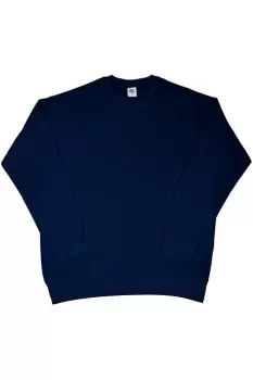 Raglan Sleeve Crew Neck Sweatshirt